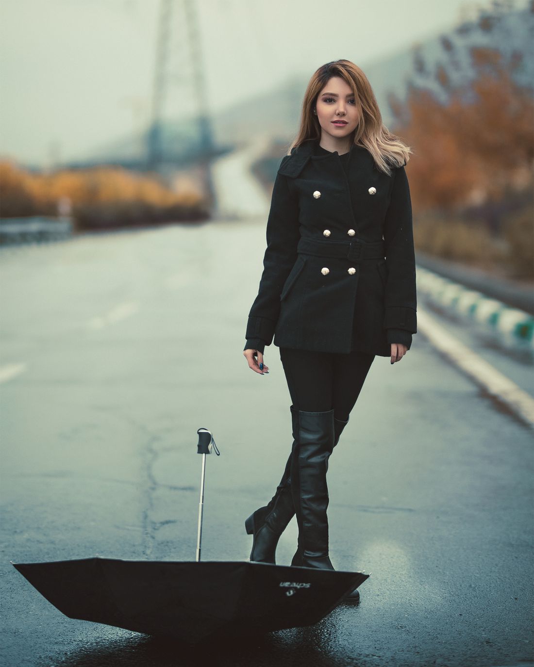 look 04 · coat & scarf